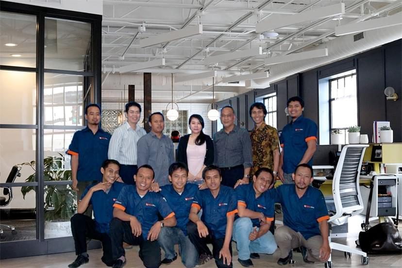 The Sejahtera Group team at the Jakarta office